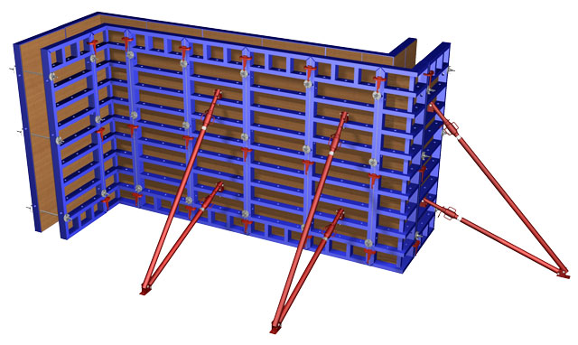 Крупнощитовая опалубка ST-120